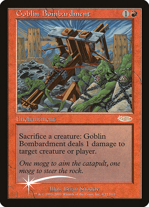 Goblin Bombardment DCI foil